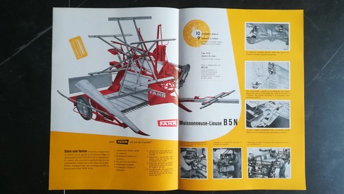 Brochure moissonneuses fahr - brochure,