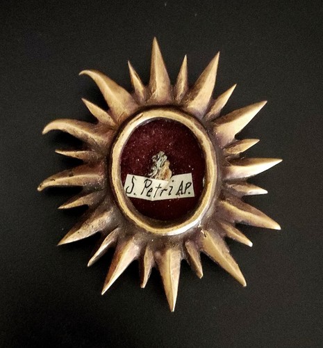 Rare reliquaire soleil xixe - rare,