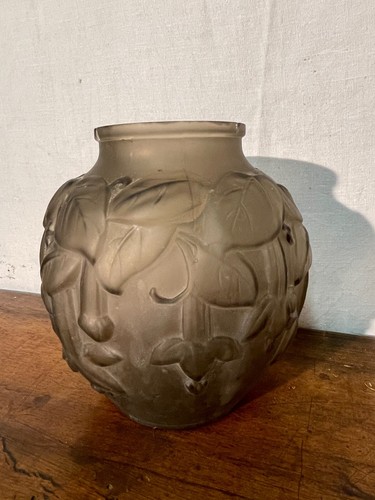 Vieux vase verre bon - vase, en
