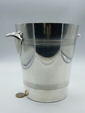 ICE BUCKET CHAMPAGNE WINE ART DECO SILVER METAL GOLDSMITH COMPANY HOTEL
