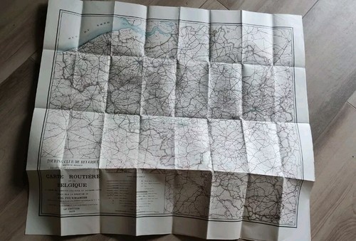 Ancienne carte routière - ancienne,
