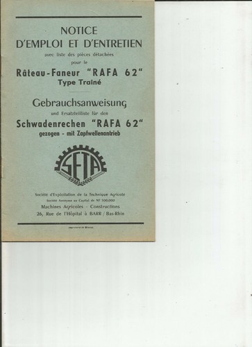Seta barr rateau - seta,