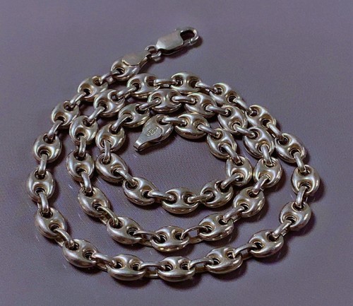 Superbe collier argent maille - collier,