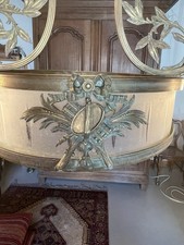 lustre art nouveau Laiton