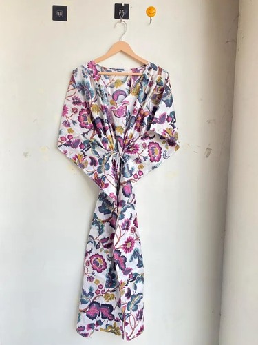 100 coton caftan - coton, indien