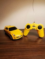 Yellow automatic rc car with