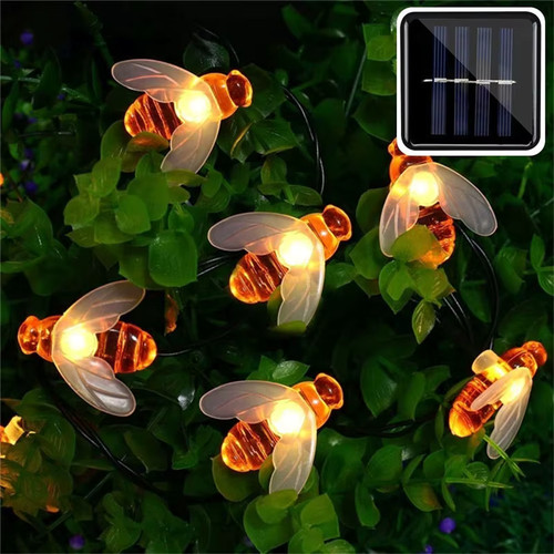 Guirlande solaire abeilles led - guirlande,