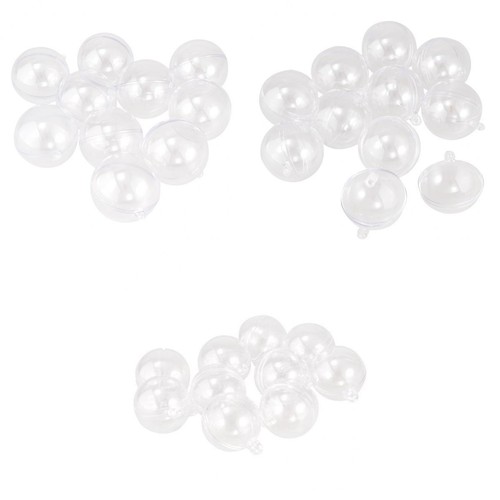 30pcs plastique transparent - en,