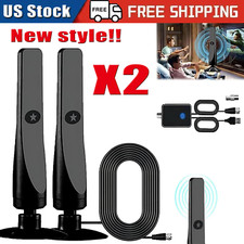 New 4K Rewave Antena, TV Antenna, Suction Cup TV Antenna Plug Play 3m Cable 2024