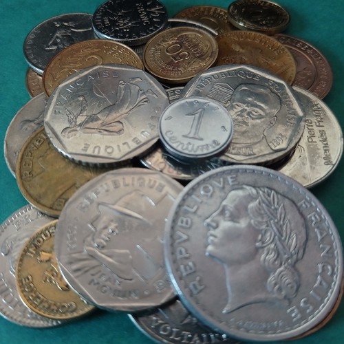 Lot pièces de - 25, monnaie