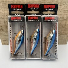 (3) Rapala Shad Rap Deep