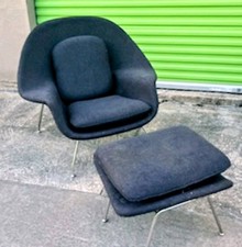 Beautiful Walter Knoll Reproduction Of Womb Chair And Ottoman