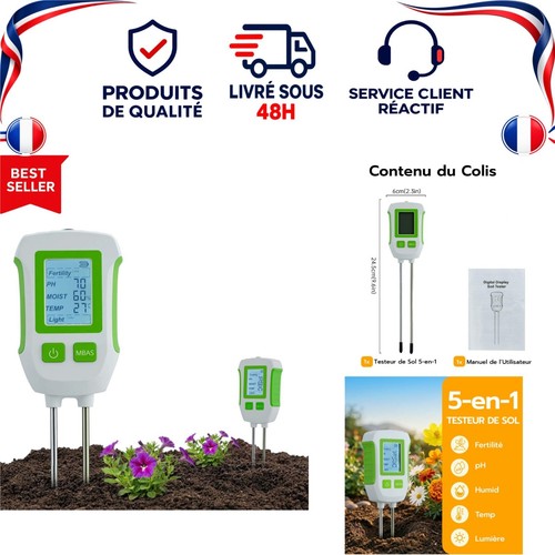 Testeur sol en - de, 5-en-1