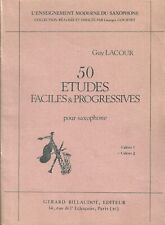 Guy Lacour - 50 Etudes Faciles & Progressvies Pour Saxophone (Sheet Music)
