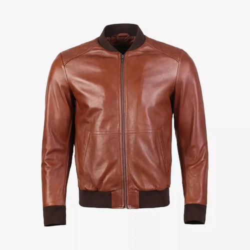 Blouson bomber café racer - café, en