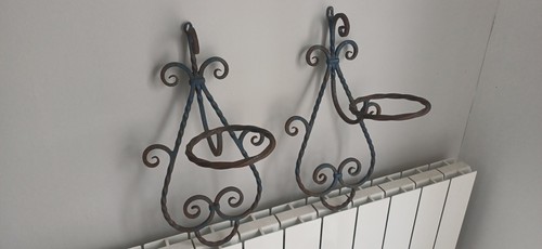 Support porte plante fer - 2,