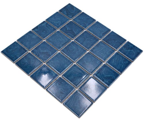 Mosaïque bleu céramique - mosaïque,