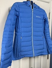 Peak Performance Blackburn Ski Jacket Down Feather Waterproof Powder Blue Sz M