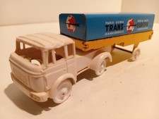 Sesame F Berliet GAK White Semi Trailer Baché Trans Europa Great 1/50 BE