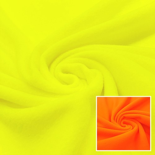 Polaire couleurs néon jaune - -,