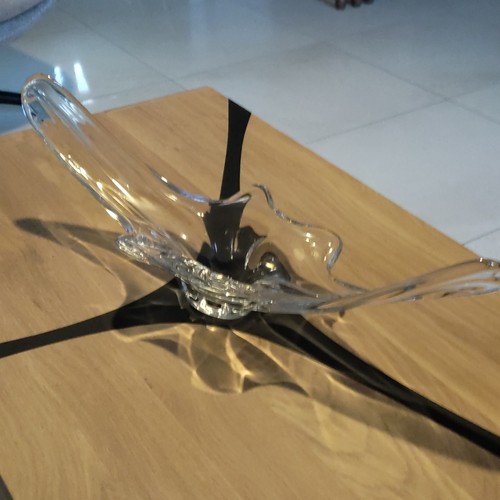 Centre table cristal - table,