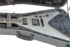 [Gibson] Guitare électrique Dave Mustaine Flying V EXP Artist Series Silver M...