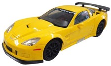 Voiture RC CORVETTE C6.R jaune DOYUSHA 27MHz échelle 1/18B Rady to Run RTR
