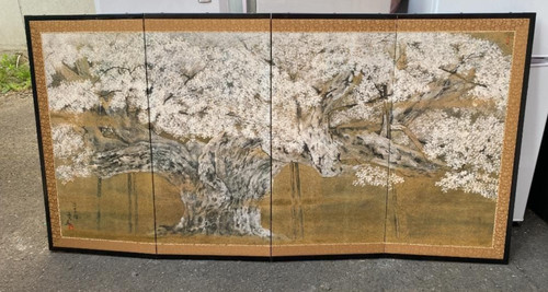 Paravent pliant japonais