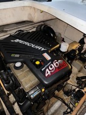 Mercruiser 496 MAG 8.1 Marine Engine - running take-out PAIR