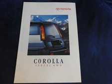 catalogue toyota corolla tercel  4WD  1994 suisse