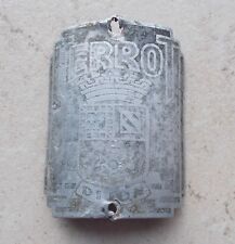 Ancienne plaque vélo TERROT