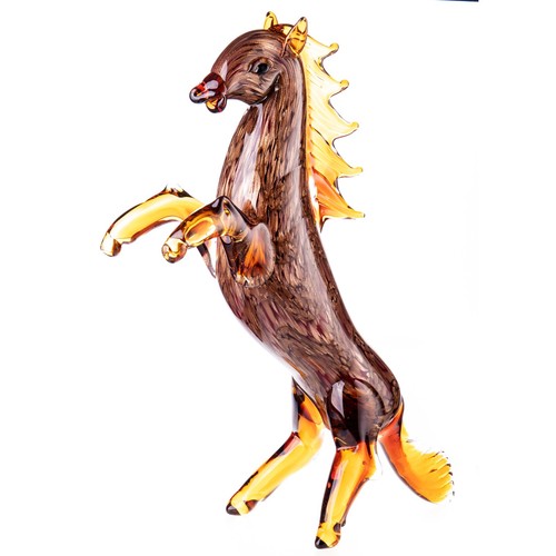 Figurine cheval verre - figurine,