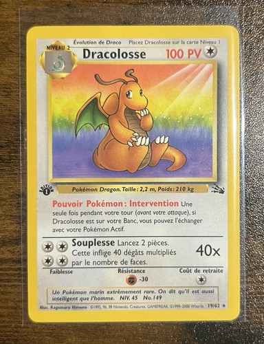 Carte pokémon dracolosse - carte,