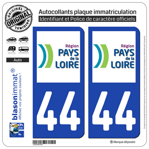 Stickers autocollant plaque - 2,