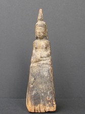Antique Bouddha en Bois Laos