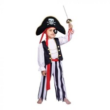 Costume De Pirate Pour Garçons - Comprend Haut, Pantalon, Cache-Œil Et Plus