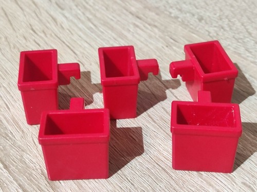 Playmobil poubelles rouges - playmobil,