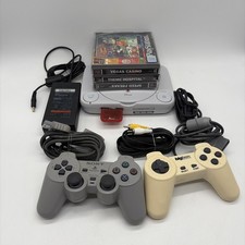PlayStation 1 PS1 Pack Complet 2 Manettes Câbles Carte Mémoire 3 Jeux