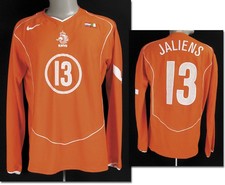 Pays-Bas Netherlands Match Worn Maillot 2005 Équipe Nationale De Football