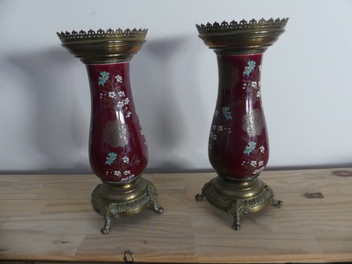 Vases céramique bronze - vases, et