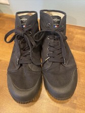 SPRING COURT WOMENS B2 NOIR BLACK CANVAS HIGH TOPS 10/43