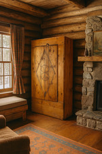 Jam maker mountain cabinet, folk art, Savoy Alps 18th 18th century