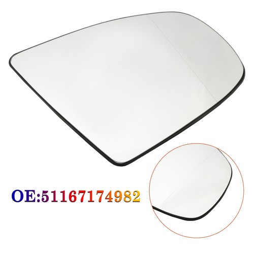 Right mirror glass - right, with