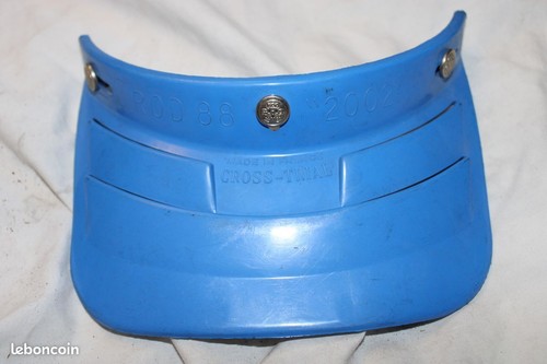 Visière bleue casque - visière, old