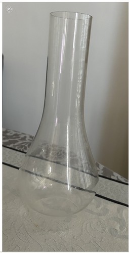 Globe verre cheminee - verre, pour