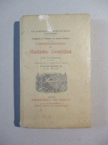 Curiosa correspondances mme - curiosa,