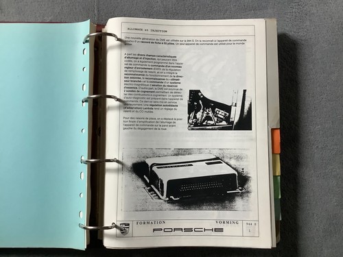 Document officiel porsche - document,