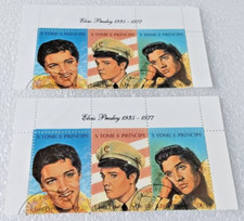 Elvis Presley -Ensemble de Timbres - S.TOME PRINCIPE -  Elvis 1935 - 1977