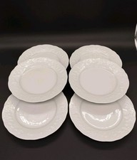 Philippe Deshoulières Limoges - 6 California White Porcelain Flat Plates