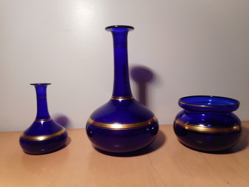 Ensemble vase ancien verre - ensemble,
